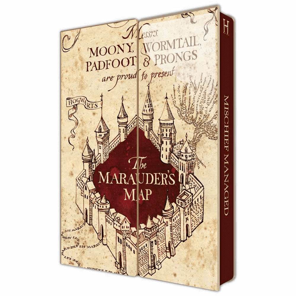 Harry Potter Magnetic Notebook Marauders Map - Gift Arch