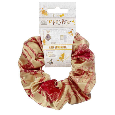 Harry Potter Marauders Map Hair Scrunchie - Gift Arch