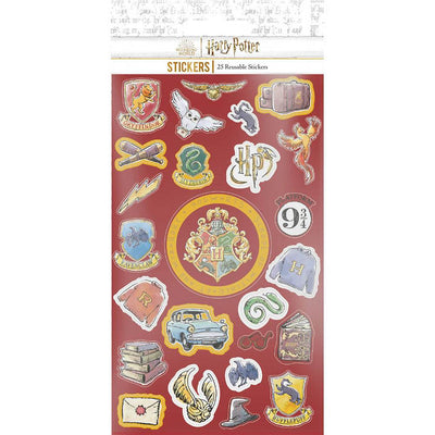 Harry Potter Paper Sticker Sheet - Gift Arch