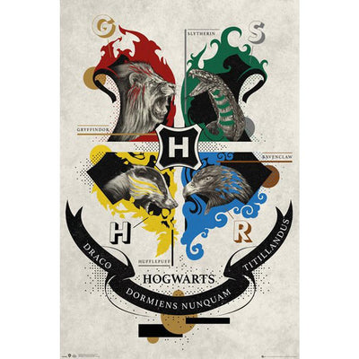 Harry Potter Poster Animal Crest 103 - Gift Arch