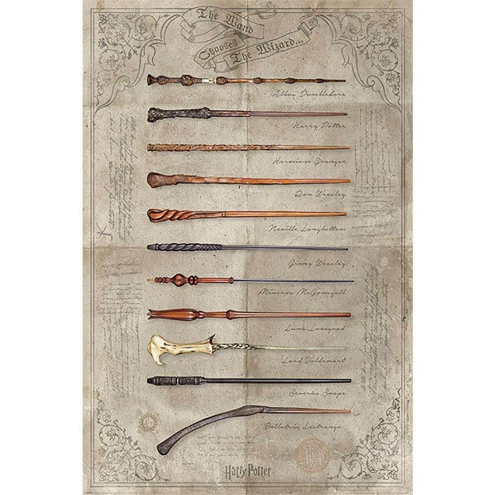 Harry Potter Poster Wands 161 - Gift Arch