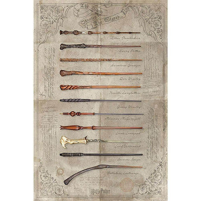 Harry Potter Poster Wands 161 - Gift Arch