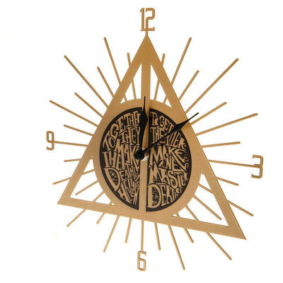 Harry Potter Premium Metal Wall Clock Deathly Hallows - Gift Arch