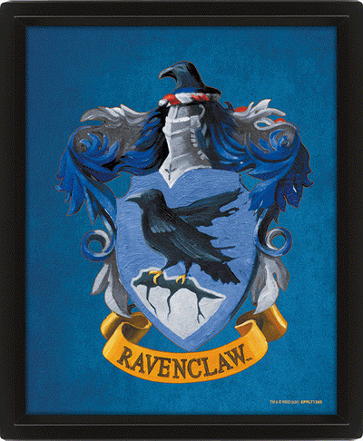 Harry Potter Ravenclaw Framed 3D Picture - Gift Arch
