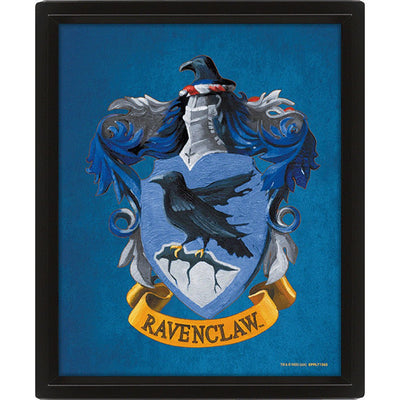 Harry Potter Ravenclaw Framed 3D Picture - Gift Arch