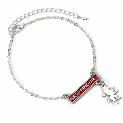Harry Potter Silver Plated Bar Bracelet Gryffindor - Gift Arch