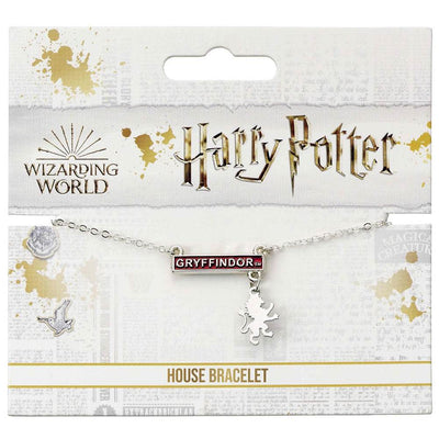 Harry Potter Silver Plated Bar Bracelet Gryffindor - Gift Arch