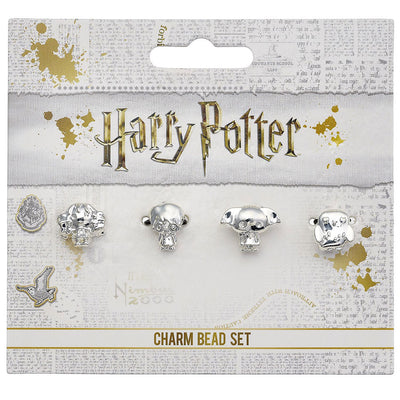 Harry Potter Silver Plated Character Bead Charm Set - Gift Arch