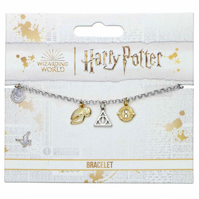 Harry Potter Silver Plated Charm Bracelet - Gift Arch