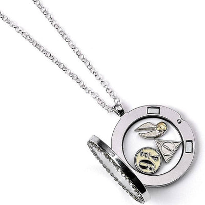 Harry Potter Silver Plated Charm Locket Necklace - Gift Arch