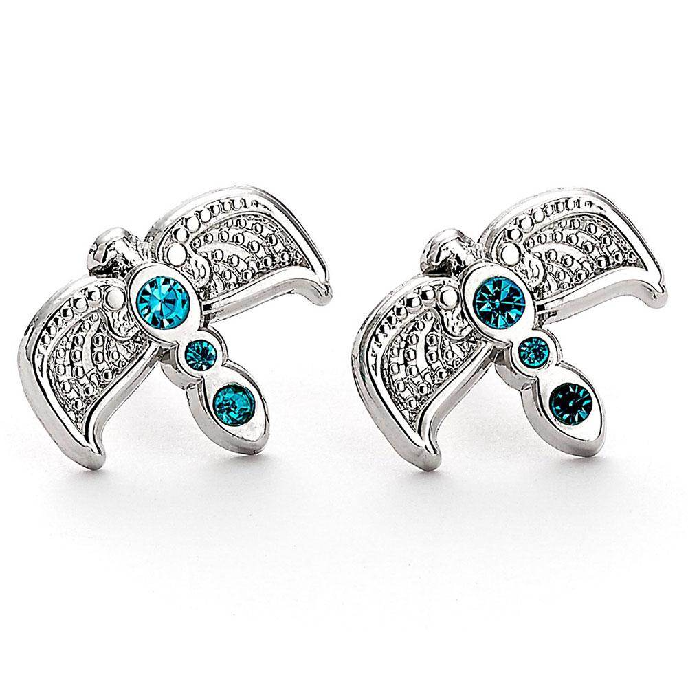 Harry Potter Silver Plated Diadem Stud Earrings - Gift Arch
