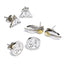 Harry Potter Silver Plated Earring Set - Gift Arch