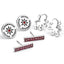 Harry Potter Silver Plated Earring Set Gryffindor - Gift Arch