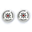 Harry Potter Silver Plated Earring Set Gryffindor - Gift Arch