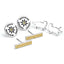 Harry Potter Silver Plated Earring Set Hufflepuff - Gift Arch