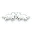 Harry Potter Silver Plated Earring Set Hufflepuff - Gift Arch