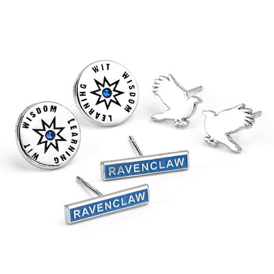 Harry Potter Silver Plated Earring Set Ravenclaw - Gift Arch