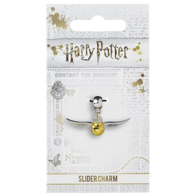 Harry Potter Silver Plated Golden Snitch Charm - Gift Arch