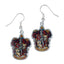 Harry Potter Silver Plated Gryffindor Hook Earrings - Gift Arch