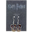 Harry Potter Silver Plated Gryffindor Hook Earrings - Gift Arch