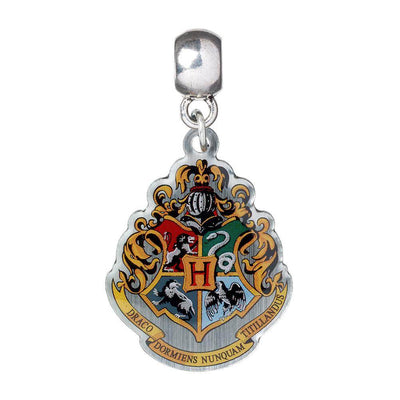 Harry Potter Silver Plated Hogwarts Crest Charm - Gift Arch