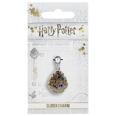 Harry Potter Silver Plated Hogwarts Crest Charm - Gift Arch
