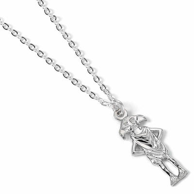 Harry Potter Silver Plated Necklace Dobby House Elf - Gift Arch