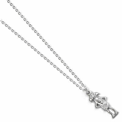 Harry Potter Silver Plated Necklace Dobby House Elf - Gift Arch