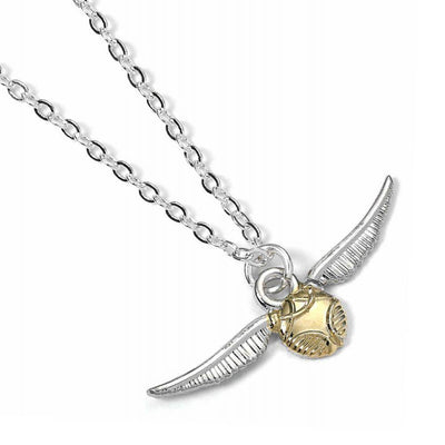Harry Potter Silver Plated Necklace Golden Snitch - Gift Arch