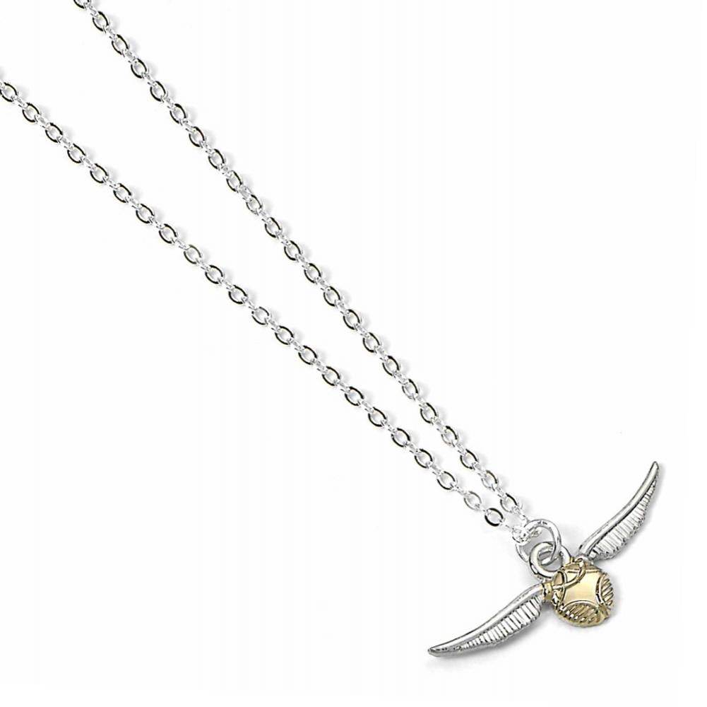 Harry Potter Silver Plated Necklace Golden Snitch - Gift Arch
