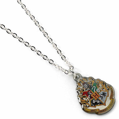 Harry Potter Silver Plated Necklace Hogwarts - Gift Arch
