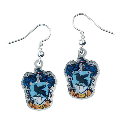 Harry Potter Silver Plated Ravenclaw Hook Earrings - Gift Arch