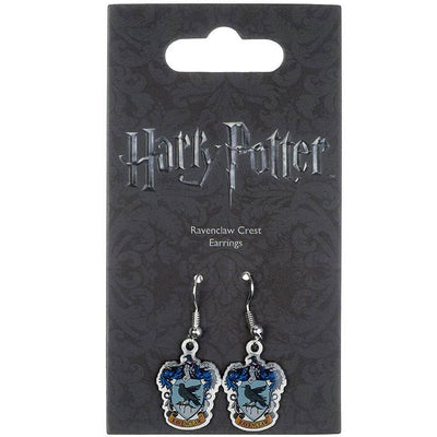 Harry Potter Silver Plated Ravenclaw Hook Earrings - Gift Arch