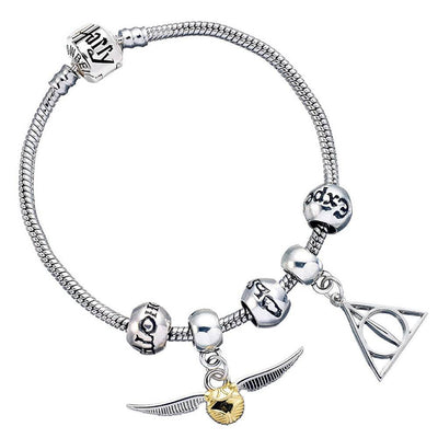 Harry Potter Silver Plated Spellbeads Bracelet - Gift Arch
