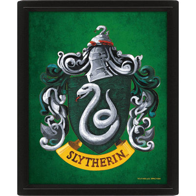 Harry Potter Slytherin Framed 3D Picture - Gift Arch