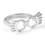 Harry Potter Stainless Steel Ring Luna Glasses Medium - Gift Arch