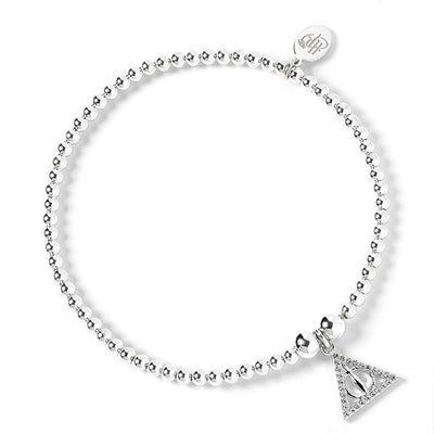 Harry Potter Sterling Silver Crystal Bracelet Deathly Hallows - Gift Arch