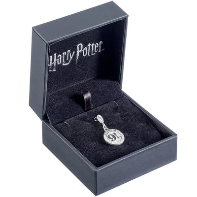 Harry Potter Sterling Silver Crystal Charm 9 & 3 Quarters - Gift Arch