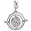 Harry Potter Sterling Silver Crystal Charm Time Turner - Gift Arch