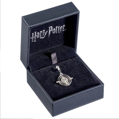 Harry Potter Sterling Silver Crystal Charm Time Turner - Gift Arch