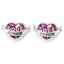Harry Potter Sterling Silver Crystal Earrings Love Potion - Gift Arch