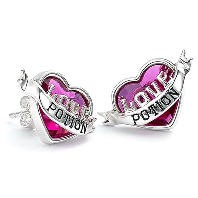 Harry Potter Sterling Silver Crystal Earrings Love Potion - Gift Arch