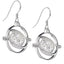 Harry Potter Sterling Silver Crystal Earrings Time Turner - Gift Arch