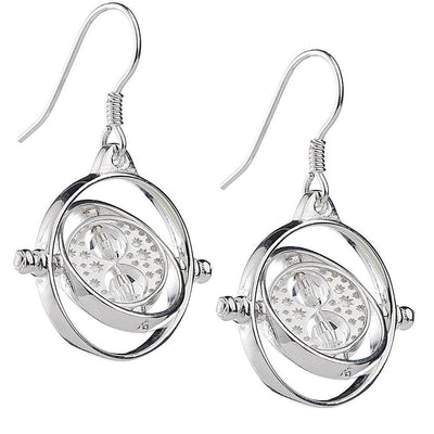 Harry Potter Sterling Silver Crystal Earrings Time Turner - Gift Arch