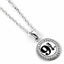 Harry Potter Sterling Silver Crystal Necklace 9 & 3 Quarters - Gift Arch