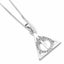 Harry Potter Sterling Silver Crystal Necklace Deathly Hallows - Gift Arch