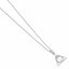 Harry Potter Sterling Silver Crystal Necklace Deathly Hallows - Gift Arch