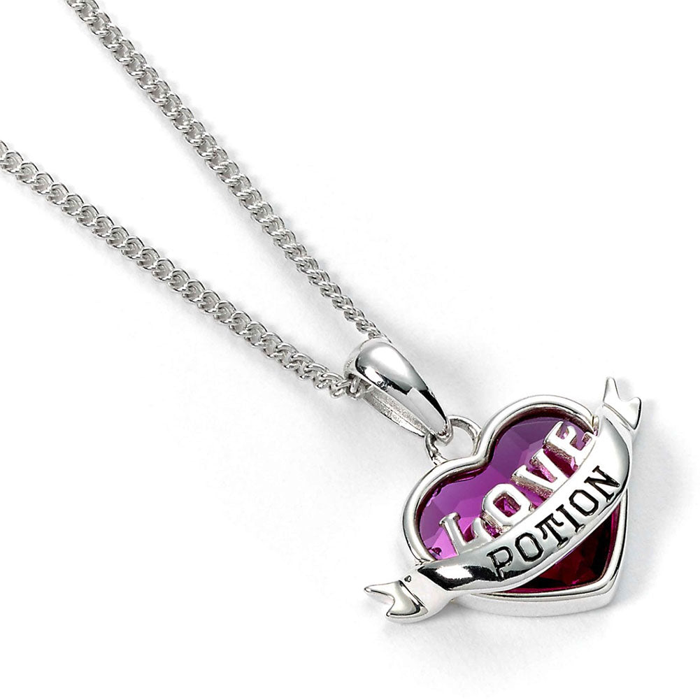 Harry Potter Sterling Silver Crystal Necklace Love Potion - Gift Arch