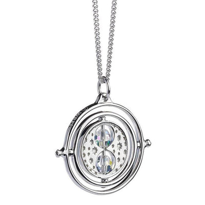 Harry Potter Sterling Silver Crystal Necklace Time Turner - Gift Arch