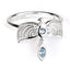 Harry Potter Sterling Silver Crystal Ring Diadem Medium - Gift Arch